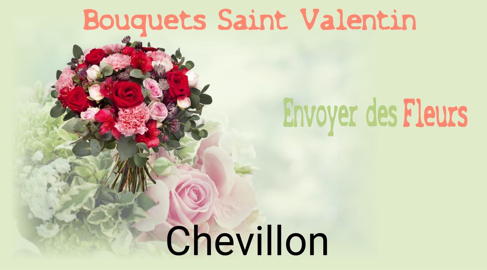 Roses de Saint-Valentin livrées à Chevillon